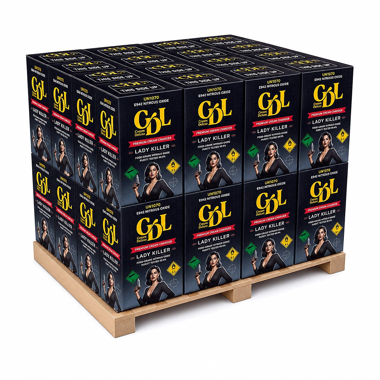 Cream Deluxe Lady Killer 666g — UK Wholesale | Bulk Cream Chargers